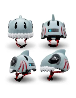 Kask rowerowy Crazy Safety 3D Shark LED