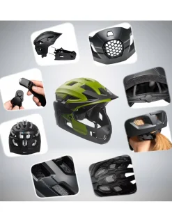 Kask Rowerowy Crazy Safety Fullface 2w1 MTB/BMX