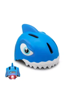 Kask rowerowy Crazy Safety 3D Shark LED