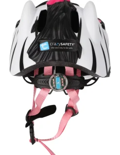 Kask rowerowy Crazy Safety Zebra LED