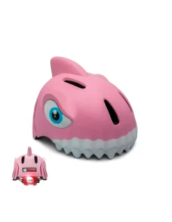 Kask rowerowy Crazy Safety 3D Shark LED