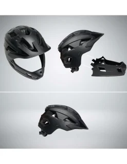 Kask Rowerowy Crazy Safety Fullface 2w1 MTB/BMX