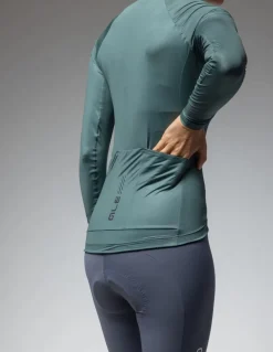 Koszulka rowerowa damska Alé Cycling Solid Color Block 2.0 LS