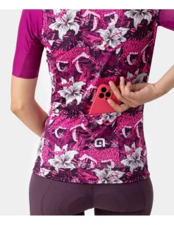 Koszulka rowerowa damska Alé Cycling PR-E Hibiscus
