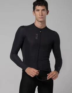 Koszulka rowerowa męska Alé Cycling Solid Color Block LS