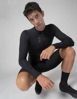Koszulka rowerowa męska Alé Cycling Solid Color Block LS