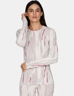 Koszulka termoaktywna damska Lé Bent Midweight Crew Merino