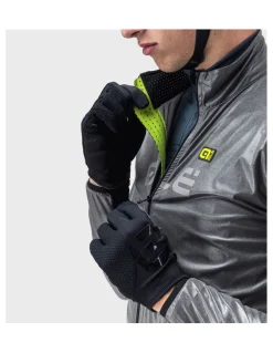Kurtka rowerowa męska Alé Cycling Klimatik Guscio Black Reflective
