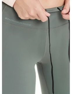 Legginsy do biegania damskie Endurance Thadea Pocket