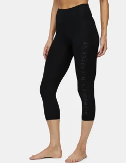 Legginsy termoaktywne 3/4 damskie Lé Bent Midweight Merino