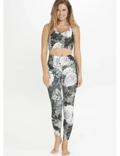 Legginsy treningowe damskie Athlecia France Print