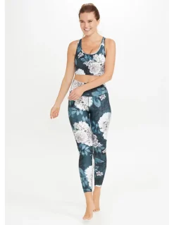 Legginsy treningowe damskie Athlecia France Print