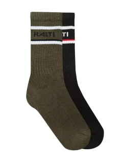 Skarpetki trekkingowe Halti Merino Striped Crew 2-Pack